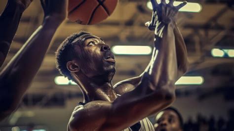 Elite Basketball Player Showcasing His Athleticism Competitive Sports Concept | Premium AI ...