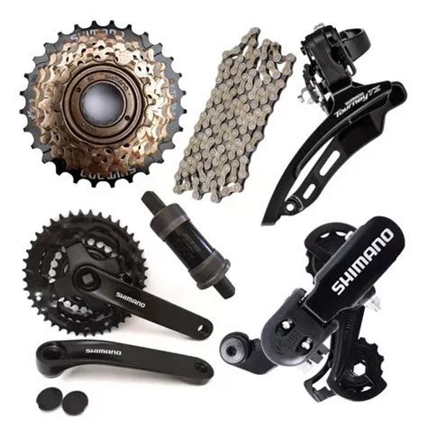 Rela O Kit Shimano Tourney V Index C Pedivela X V Nfe Frete Gr Tis