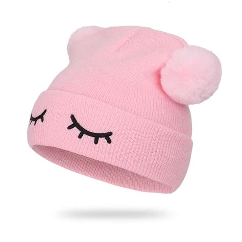 Зимние шапки для маленьких девочек и мальчиков; теплая зимняя шапка для ...