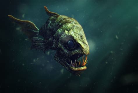 Scary Underwater Fish