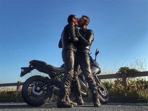 Gay Bikers Biker Leather Leather Jacket Men Leather Men