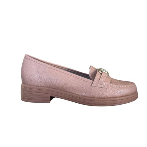 Sapato Mocassim Beira Rio Feminino 4312101 Nude Calçados Juventude Calçados e Esportes