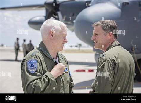 Lt Gen L Scott Rice Left Director Of The Air National Guard And