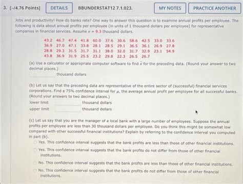 Solved Points Details Bbunderstat My Chegg