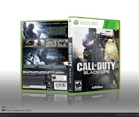 Call Of Duty Black Ops Xbox Box Art Cover By Felipe