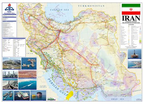 Middle East And Iran Petroleum Maps Iranoilgas Network