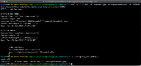 Python Flask Application To Upload A File Upload To Filesystem