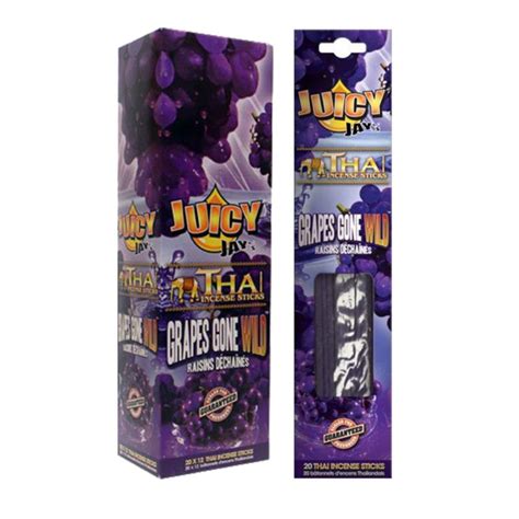 Juicy Jay's Grape Gone Wild Thai Incense Sticks 12 Pack - Online ...