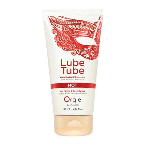 Orgie ルーブチューブ ウォーターベースドインティメイトジェル ホット Orgie Lube Tube Water Based Intimate Gel Hot ml の