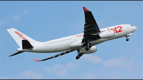 *Rare* Jet2 A330-200 Crosswind Circuit Training at Prestwick Airport ...