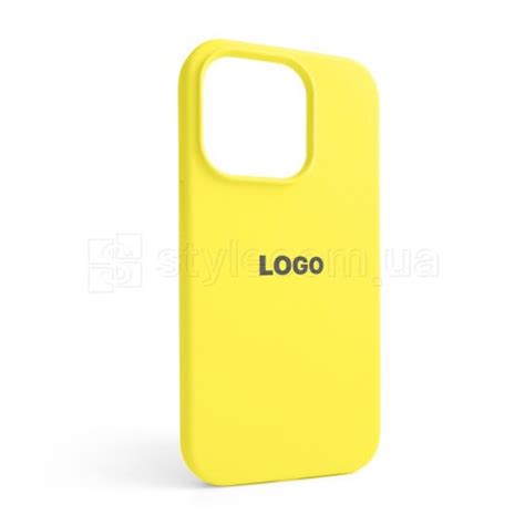 Чехол Full Silicone Case для Apple Iphone 14 Pro Canary Yellow 50