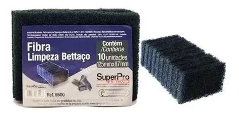 FIBRA FIBRAÇO LIMPEZA ULTRA PESADA BETTAÇO 87X125 PACOTE 10 UNID