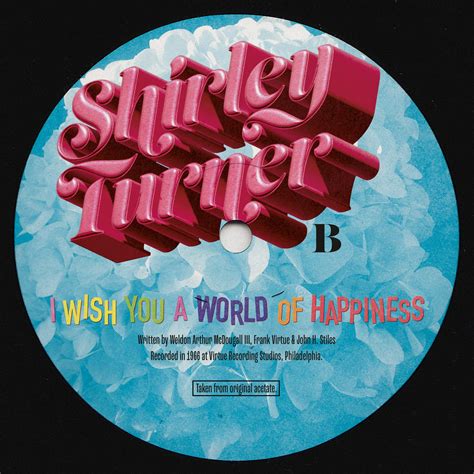 The KBCS / Shirley Turner - I Wish You A World Of Happiness (Sonar