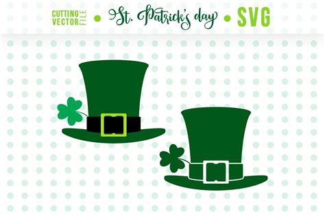 Two Leprechaun Hats Svg St Patricks Day Vector 220787 Svgs