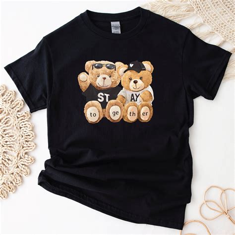 teddy bear shirt bear tshirt family matching tee cute bear  shirt