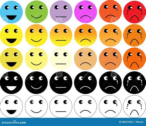 Faces - Pain Scale Chart. Vector Illustration | CartoonDealer.com #59195504