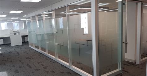 The Benefits of Frosted Glass Partitions for today's offices