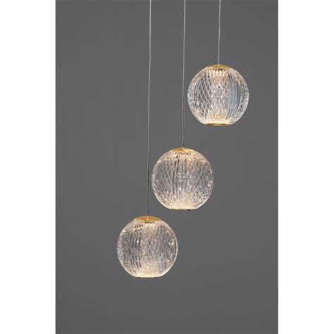 Lampa Wisz Ca Szklane Kule Glamour Jewels Led Iii Przezroczysty Z Oty