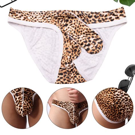 Colorhm Men Long Sheath Thong Elephant Nose Pouch T Back Bikini Briefs