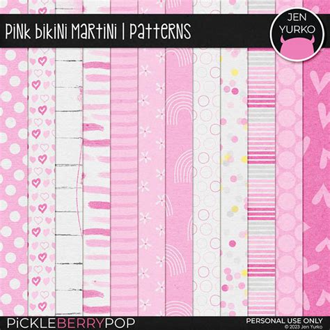 Pink Bikini Martini Full Kit By Jen Yurko