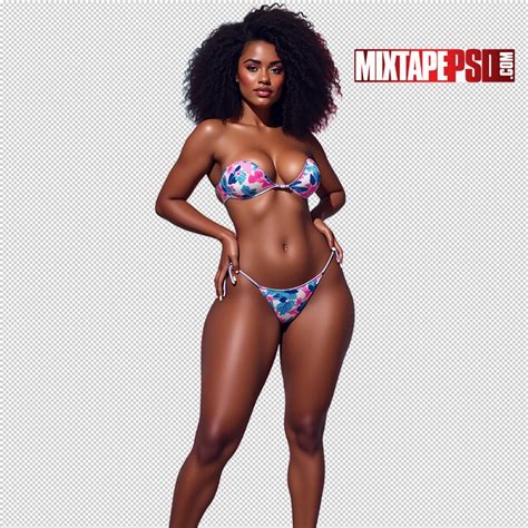 Sexy Model In Bikini MixtapePSD