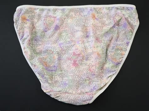 New Barely There True Vtg Y K S Silky Microfiber String Bikini Panty Large Ebay