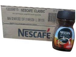 Brown Chocolate Nescafe Classic Coffee Powder Packaging Size Jar At