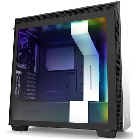 Nzxt H710i Mid Tower Case Matte White Ca H710i W1 Bandh Photo