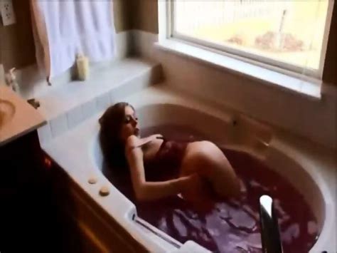 Amazing Brunette Slut Making Love In A Jacuzzi