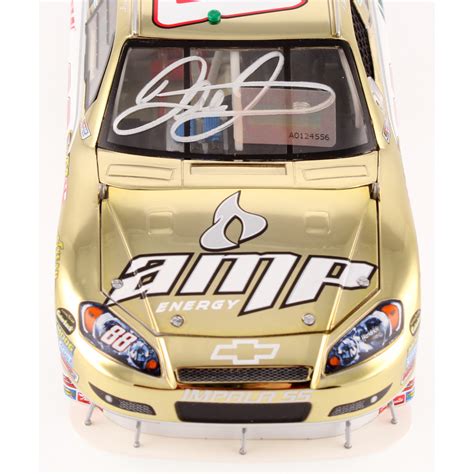 Dale Earnhardt Jr Signed 2008 88 Amp Energy Mt Dew Gold Chrome