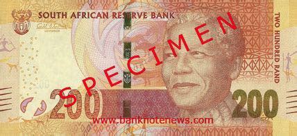 South Africa New Rand Note With Omron Rings Confirmed Banknote News