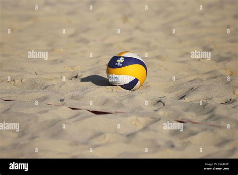 IZMIR, TURKEY - JULY 08, 2021: Mikasa VLS300 is official ball of CEV ...