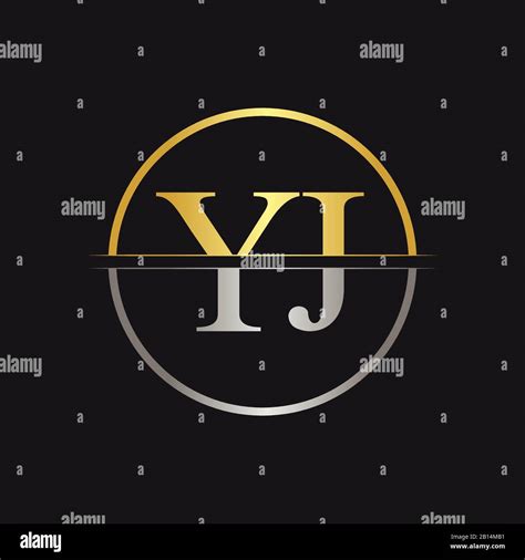 Plantilla Inicial Del Vector De Diseño Del Logotipo Yj Letra Creativa Yj Logotipo Empresarial