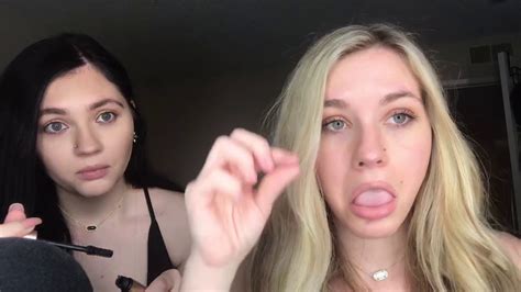 Asmr Up Close Doing My Identical Twin Sisters Makeup Tingly Whisper