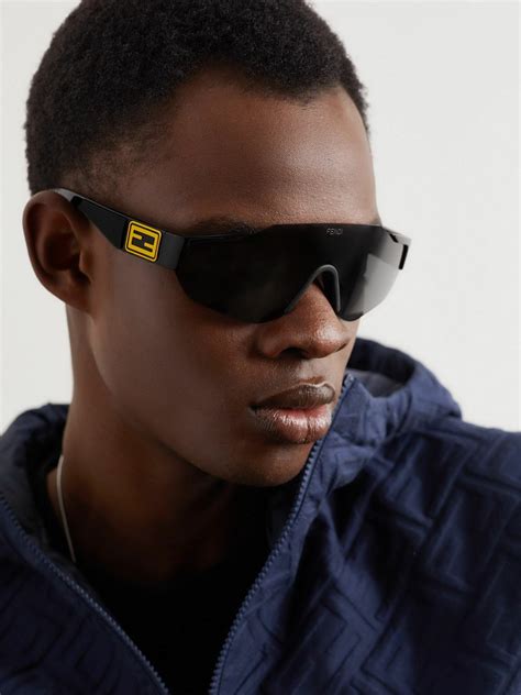 Fendi Frameless Acetate Sunglasses Fendi
