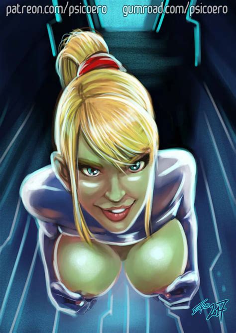 Samus Big Boobs New Version By Psicoero Hentai Foundry