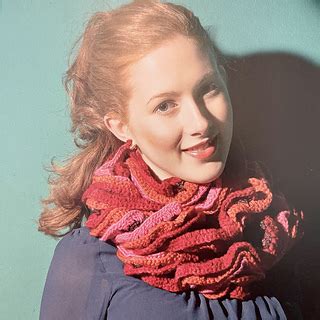 Ravelry Ruffle Scarf Pattern By Claire Montgomerie