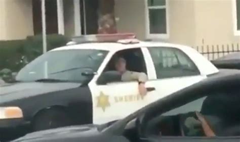 Viral Video Shows Bad Driver Receive Instant Karma By Police Car