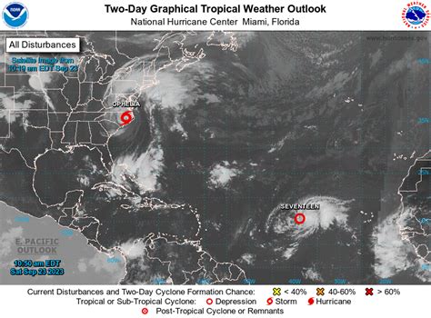 New Tropical Depression Forms As Tropical Storm Ophelia Makes Landfall