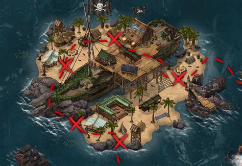 Pirates of the Caribbean (game board map) on Behance