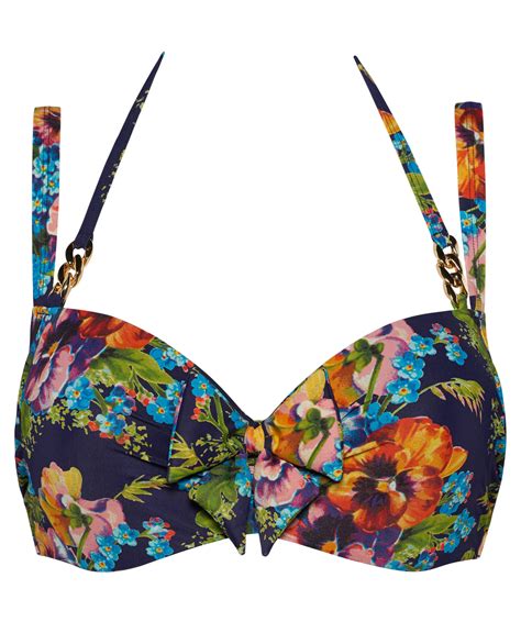Damen Bikini Oberteil Jardin De Fleurs