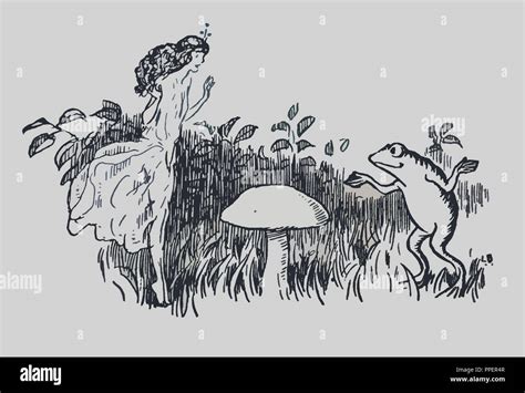 vintage childrens book illustration Stock Photo - Alamy