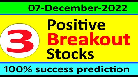 Best 3 Positive Stocks Stocks For 07 Dec 2022 For Intraday Trading