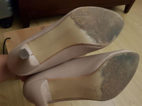 Parisian Nude Comfy Heels Women S Fashion Footwear Heels On Carousell