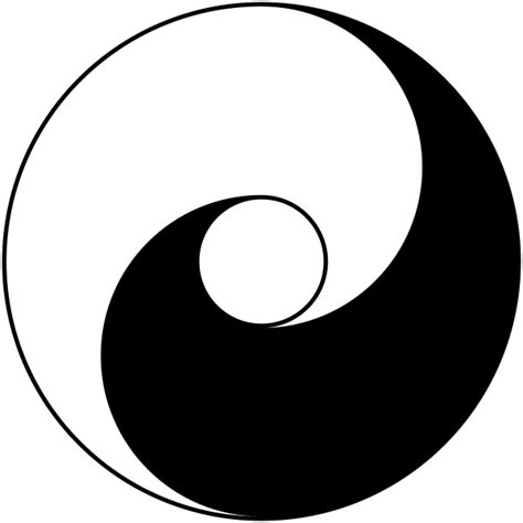 File Ancient Version Of The Taijitu By Lai Zhi De Sideways Svg Wikimedia Commons Tai Chi