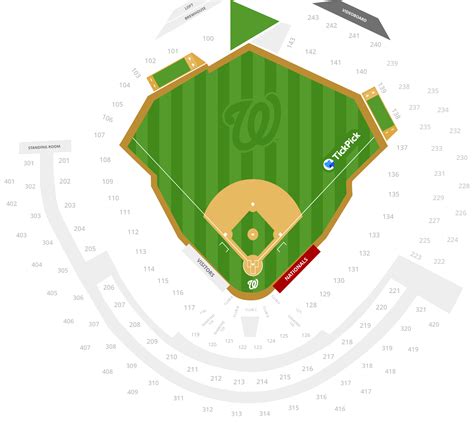 Washington Nationals Interactive Seating Chart and Seat Views