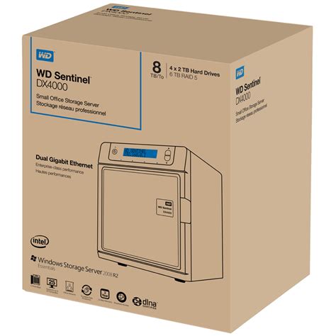 Wd Small Office Storage Server Dx4000 8tb