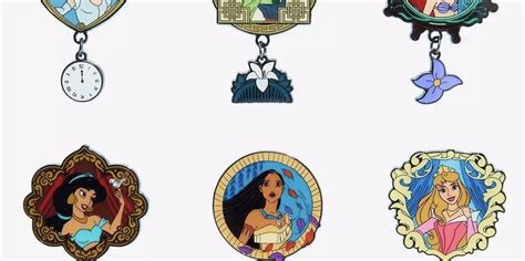 Disney Princess Charm Blind Box Pin Set At Hot Topic Disney Pins Blog