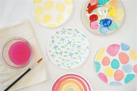 Painting and Drawing Paper Plate Craft - TinkerLab