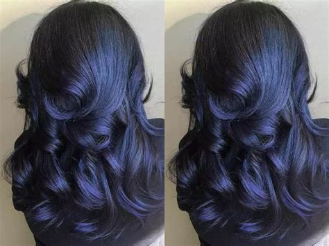 Kiểu tóc màu xanh đen hot trend đẹp nhất ấn tượng nhất Tự Tin